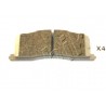 Накладки 0446628020 5102262 Toyota Previa задни