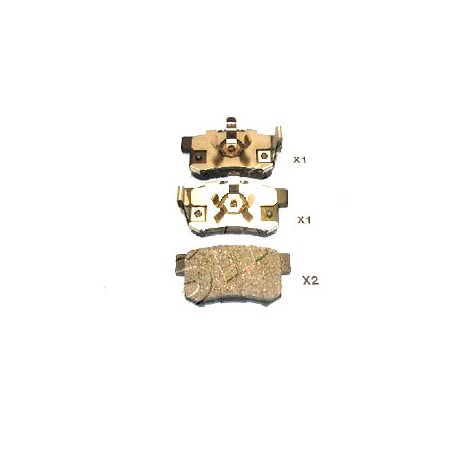 Накладки 43022S9AE00 5104445 Honda задни