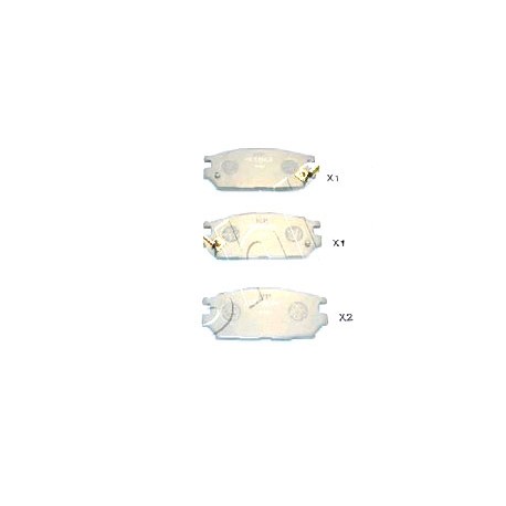 Накладки MN102625 5105510 Mitsubishi Space Wagon задни
