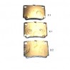 Накладки MR389575 5105592 Mitsubishi Pajero задни