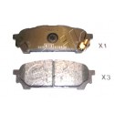 Накладки 26696FE050 5107703 Subaru задни
