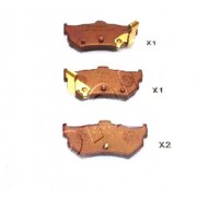 Накладки 5580068420 5108800 Suzuki Swift задни