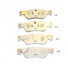 Накладки 4316845 5109900 Opel Isuzu задни