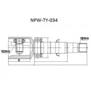 Каре 43030-05200 TY034 Toyota предно дясно вътрешно