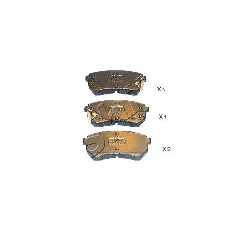Накладки 583020XA00 510K004 Hyundai Kia задни