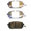 Накладки 583021DE00 510KK10 Hyundai Kia задни