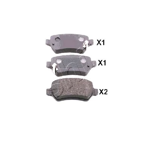Накладки 583021PA30 510KK12 Chevrolet Chrysler Kia Opel задни