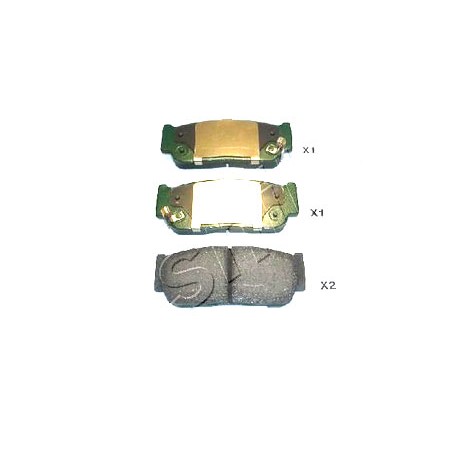 Накладки 48413091A1 510SS02 Ssangyong задни