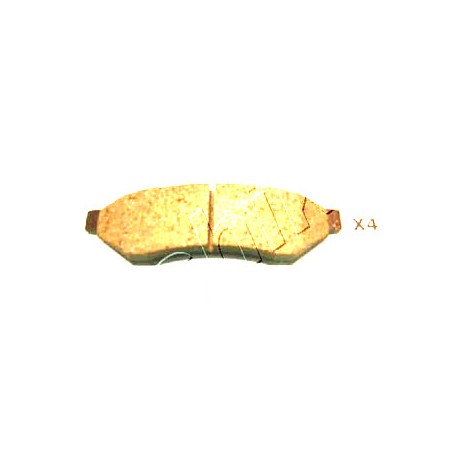 Накладки 96496763 510WW01 Chevrolet Daewoo задни