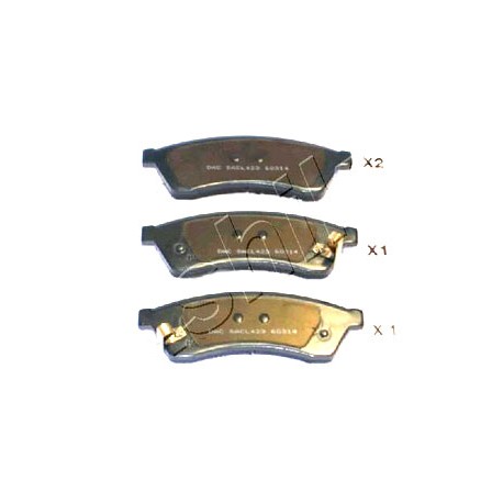 Накладки 96475028 510WW03 Chevrolet задни