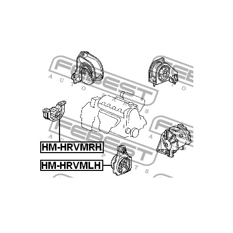 Тампон двигател 50841SR3030 HMHRVMRH Honda преден десен