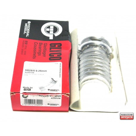 H025/5 0.25 Audi Volkswagen основни лагери