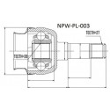 Каре 13166587 PL003 Opel предно вътрешно