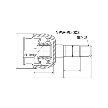 Каре 13166587 PL003 Opel предно вътрешно