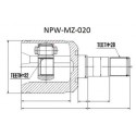 Каре GD36-22-620 MZ020 Mazda 6 предно ляво вътрешно