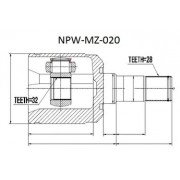 Предно ляво вътрешно каре GD3622620 NPWMZ020 Mazda 6