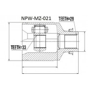 Каре GD38-22-520 MZ021 Mazda 6 предно дясно вътрешно 