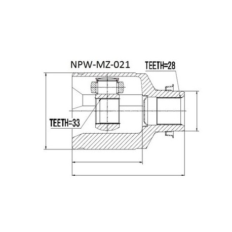 Каре GD38-22-520 MZ021 Mazda 6 предно дясно вътрешно 