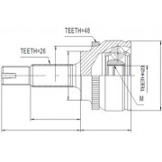 Каре 43460-09601 TY082 Toyota предно външно