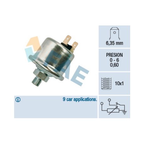 Датчик налягане на масло 25122D8701 14930 Nissan