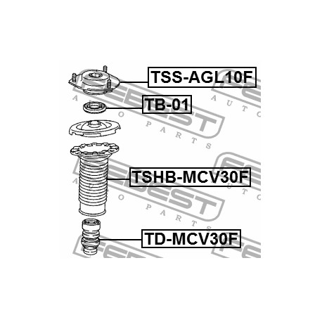 Тампон макферсон 4860948060 TSSAGL10F Lexus
