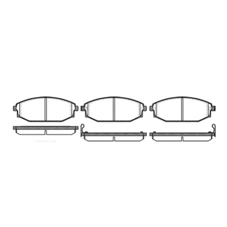Предни накладки S2000100 073402 Hyundai Galloper