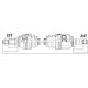 Лява полуоска 46307674 NPWFT016 Fiat Doblo 1.3JTD 1.9JTD