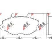36785 Ford накладки