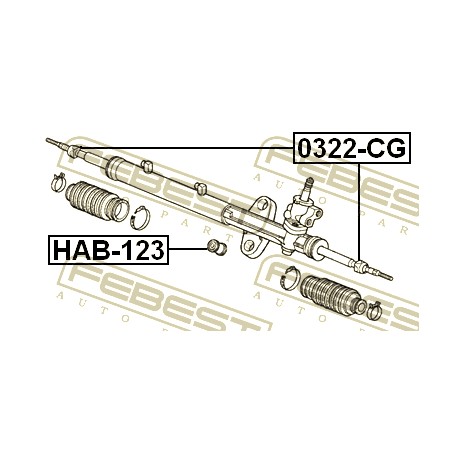 Вътрешна кормилна щанга 53600S1AG05 0322CG Honda Accord Torneo