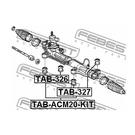 Втулки комплект TABACM20KIT TAB-ACM20-KIT Toyota Avensis Verso Picnic
