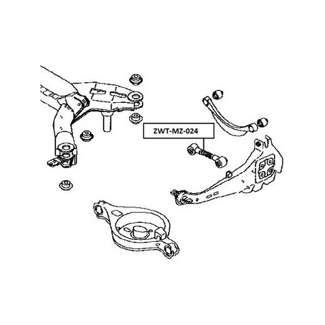 Носач заден мост GJ6A28500 ZWTMZ024 Mazda 6