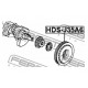 Демпферна шайба 13810RJA003 HDSJ35A6 Acura Honda