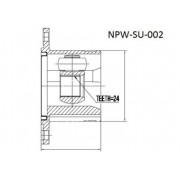 Каре 44115-65J00 SU002 Suzuki Grand Vitara предно ляво вътрешно