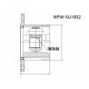 Каре 44115-65J00 SU002 Suzuki Grand Vitara предно ляво вътрешно