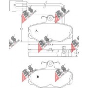 36847 Ford накладки