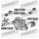 Десен тампон двигател 50880SMGE02 HMFKRH Honda Civic