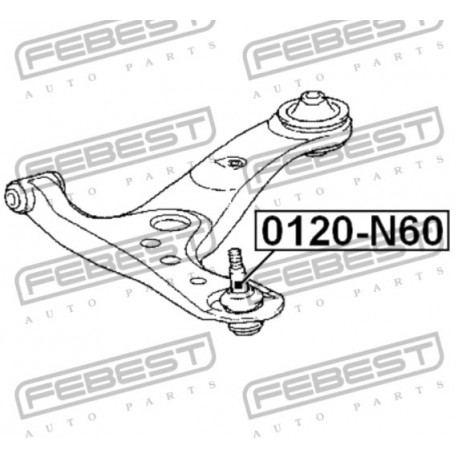 Долен шарнир 4806829235 0120N60 Toyota