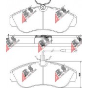 36884 Citroen Fiat Peugeot накладки