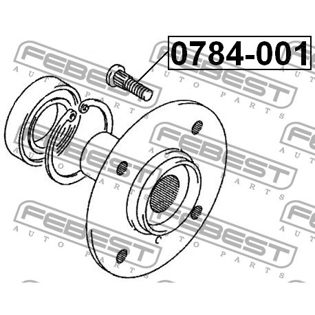 Шпилка 0911912012 0784001 Suzuki главина