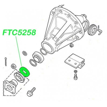 Семеринг FTC5258 Land Rover Freelander диференциал
