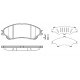 Предни накладки 5581061M00 158902 Suzuki Sx4 S-cross