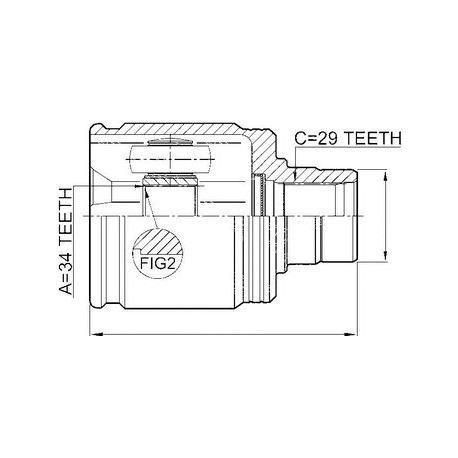 Предно дясно вътрешно каре 44305SEFE00 NPWHD017 Honda