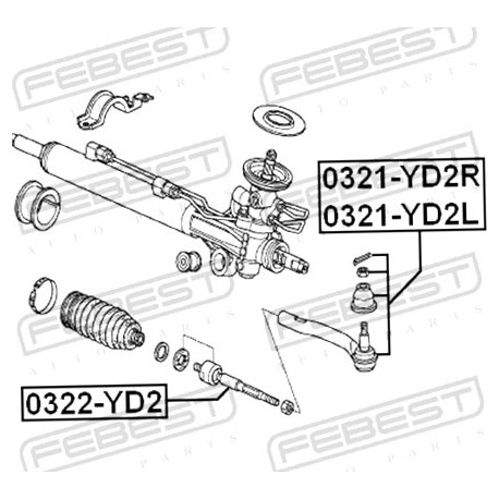 Кормилна щанга 53010STXA01 0322YD2 Acura MDX