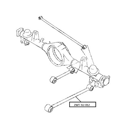 Задна надлъжна щанга 4620265D00 ZWTSU012 Suzuki Grand Vitara