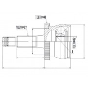 Каре 05012749AC CH009 Jeep предно външно