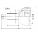 Задно външно каре 6393500710 NPZME010 Mercedes Vito