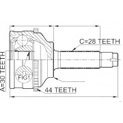 Предно външно каре GD1722510 NPZMZ037 Mazda 626