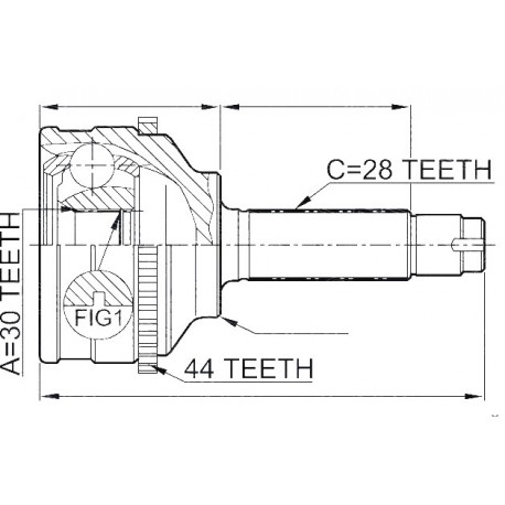 Предно външно каре GD1722510 NPZMZ037 Mazda 626