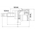 Външно каре PP042550X NPZMZ040 Mazda Ford