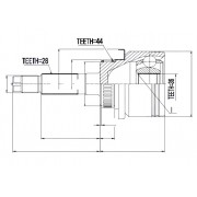 Външно каре PP042550X NPZMZ040 Mazda Ford